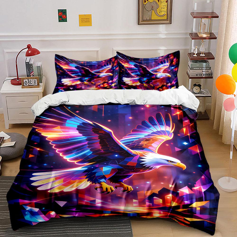 Colorful geometric bald eagle. Bedding sets Duvet cover sets Duvet covers Pillowcases(1 * Duvet Cover 2 * Pillowcases without duvet insert) 135x200cm
Colorful geometric bald eagle. Bedding sets Duvet cover sets Duvet covers Pillowcases(1 * Duvet Cover 2 * Pillowcases without duvet insert) 135x200cm