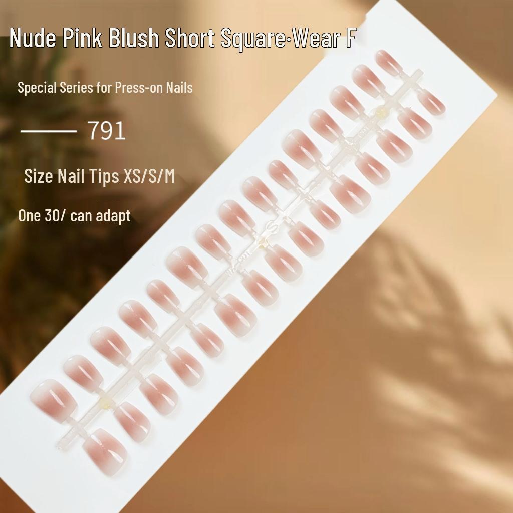 Exquisite Airbrush Blush Cat Eye Press-On Nails - Pure Desire Whitening False Nails Collection.
Exquisite Airbrush Blush Cat Eye Press-On Nails - Pure Desire Whitening False Nails Collection.