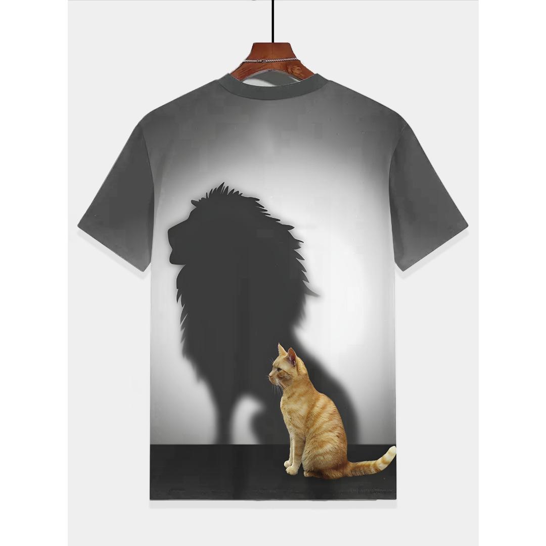 Детская футболка с изображением кота и льва, кукольный топ, одежда для детей, футболка с короткими рукавами, детская весенняя одежда 2024 года 140 cm
Детская футболка с изображением кота и льва, кукольный топ, одежда для детей, футболка с короткими рукавами, детская весенняя одежда 2024 года 140 cm