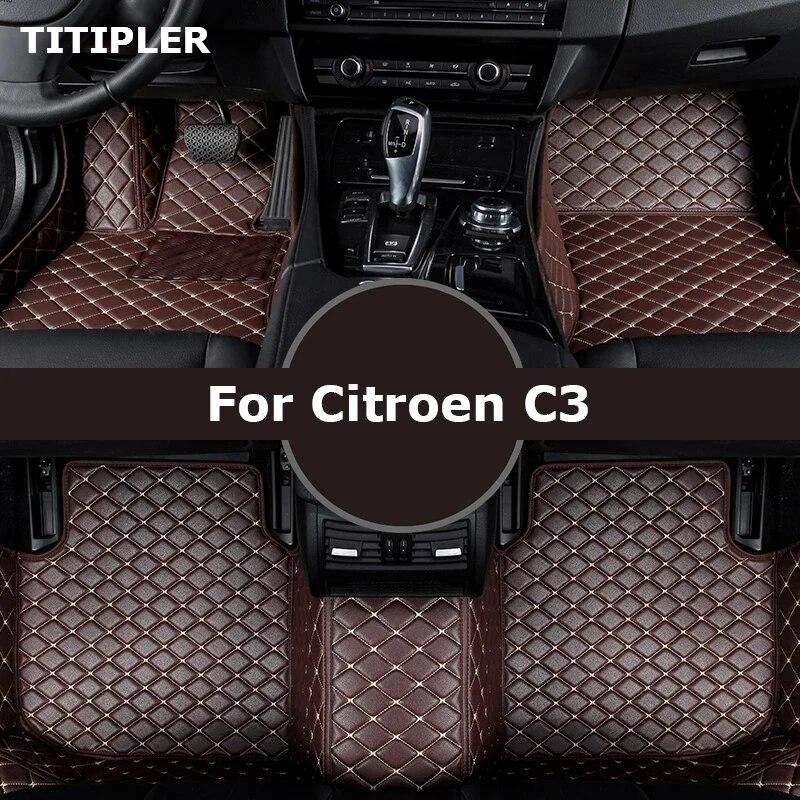 TITIPLER изготовленные на заказ автомобильные коврики для Citroen C3 Foot Coche аксессуары ковры
TITIPLER изготовленные на заказ автомобильные коврики для Citroen C3 Foot Coche аксессуары ковры