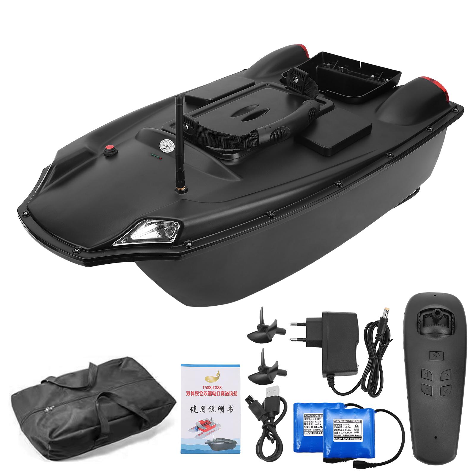 Радиоуправляемая прикормочная лодка для серфовой рыбалки с системой круиз-контроля, мощный двойной двигатель, грузоподъемность 3 кг, двойной аккумулятор 10400 мАч, пульт дистанционного управления
Радиоуправляемая прикормочная лодка для серфовой рыбалки с системой круиз-контроля, мощный двойной двигатель, грузоподъемность 3 кг, двойной аккумулятор 10400 мАч, пульт дистанционного управления