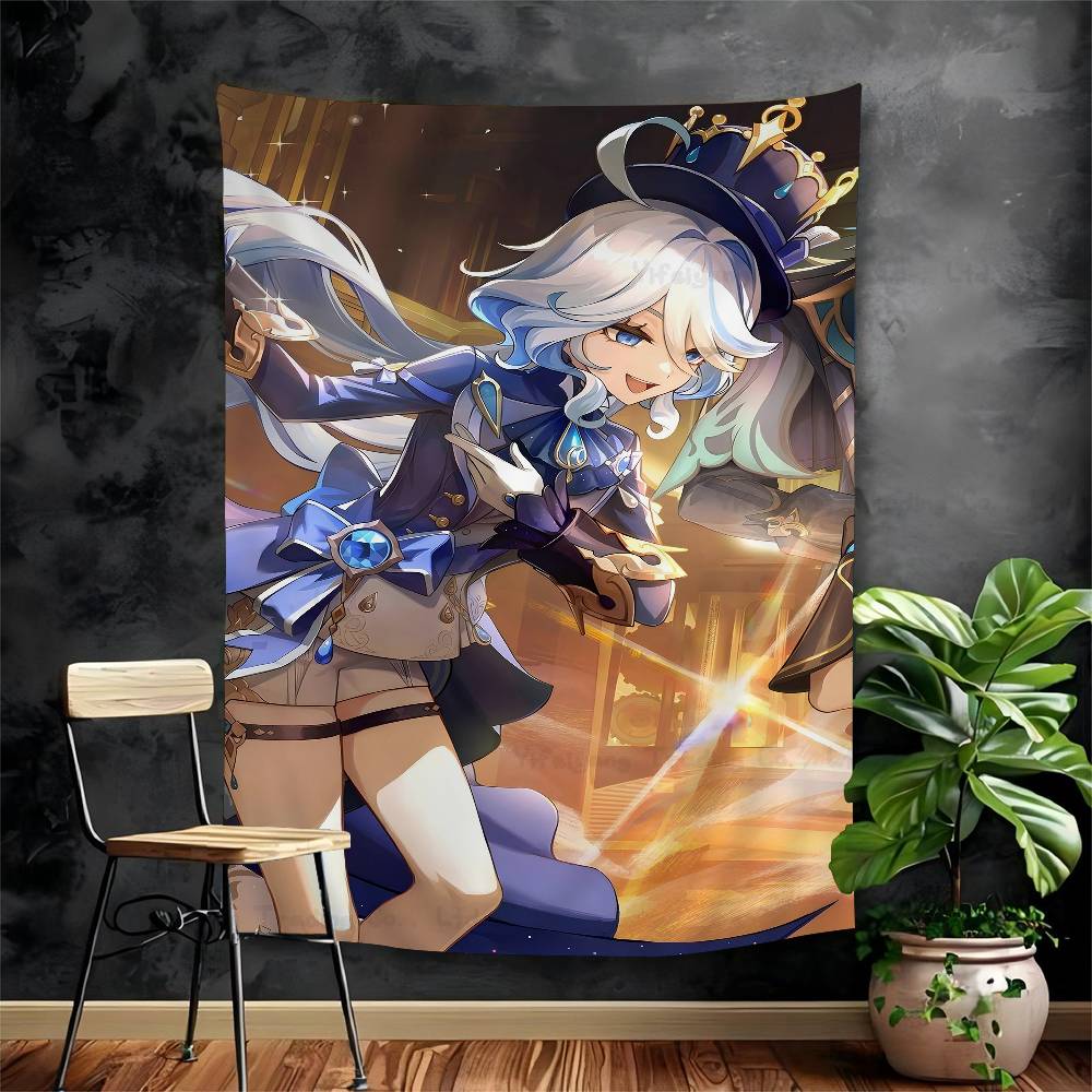 Furina Genshin Tapestry Art Printing Art Science Fiction Room Home Decor Wall Art Decor 74x94cm(29x37in)
Furina Genshin Tapestry Art Printing Art Science Fiction Room Home Decor Wall Art Decor 74x94cm(29x37in)