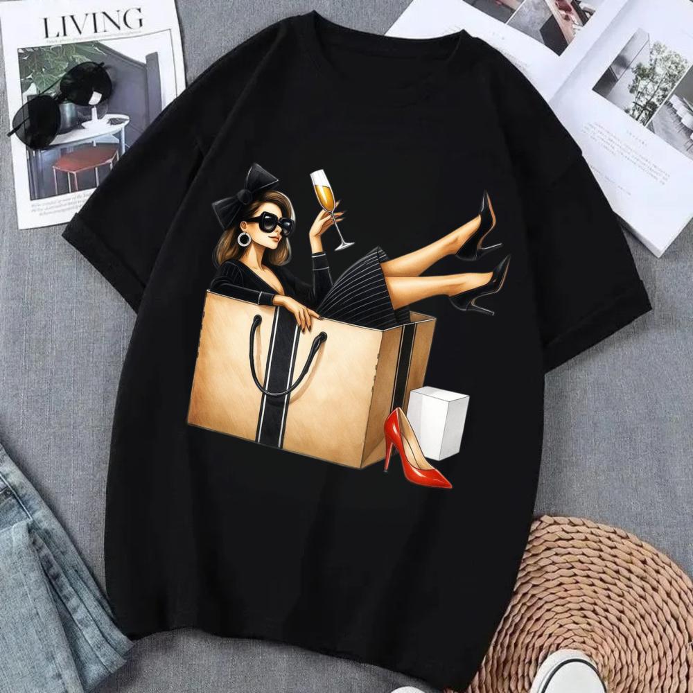 New Girl Printed Roundneck Shortsleeved Tshirt with European and American Style for Women Graphic T Shirts Women T Shirt S
New Girl Printed Roundneck Shortsleeved Tshirt with European and American Style for Women Graphic T Shirts Women T Shirt S