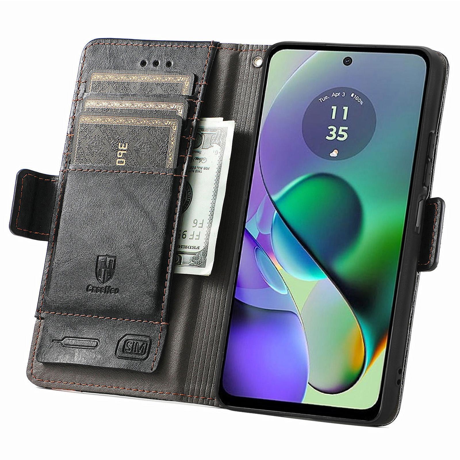 For Motorola Moto G54 5G Phone Cases CASENEO PU Leather Cover Stand with RFID Blocking Wallet Dark Blue
For Motorola Moto G54 5G Phone Cases CASENEO PU Leather Cover Stand with RFID Blocking Wallet Dark Blue