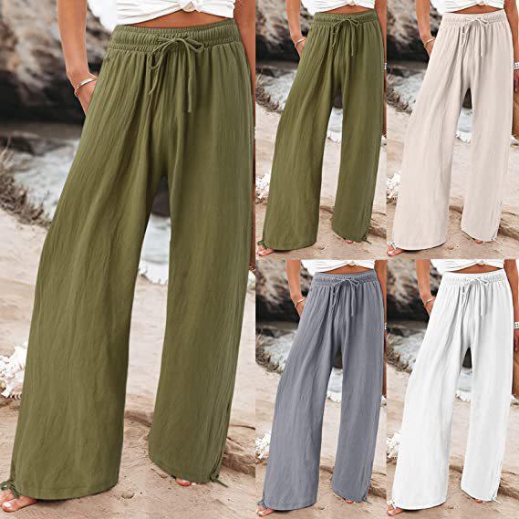 Women s Summer Loose Casual Beach Pants - Solid Color, Wide Leg, Drawstring. S темно-коричневого кольору
Women s Summer Loose Casual Beach Pants - Solid Color, Wide Leg, Drawstring. S темно-коричневого кольору