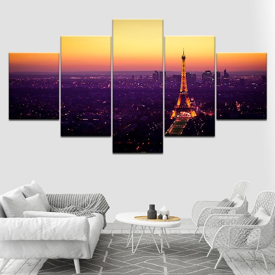 Tower in sunset Paris city 5 Piece HD Wallpapers Art Canvas Print modern Poster Modular art painting for Living Room Home Decor 20x35 20x45 20x55cm
Tower in sunset Paris city 5 Piece HD Wallpapers Art Canvas Print modern Poster Modular art painting for Living Room Home Decor 20x35 20x45 20x55cm