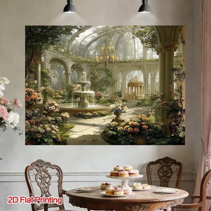 2D Greenhouse Fountain Backdrop Elegant Garden Photo Studio Background 47.2x31.5inch/120*80cm
2D Greenhouse Fountain Backdrop Elegant Garden Photo Studio Background 47.2x31.5inch/120*80cm