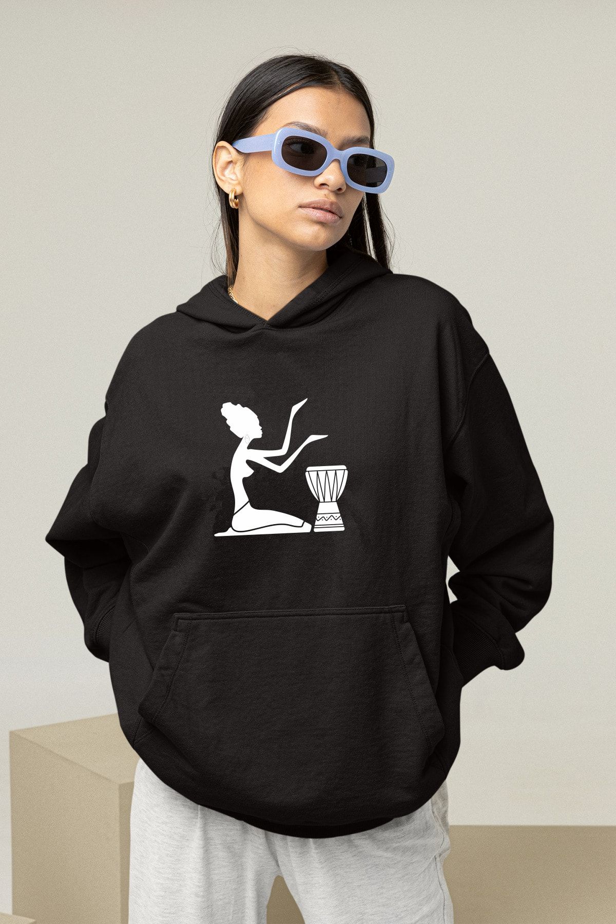 Women s Style Big Size Sweatshirt Oversize Unisex African Drum Player Hoodie Printed On Chest L
Women s Style Big Size Sweatshirt Oversize Unisex African Drum Player Hoodie Printed On Chest L