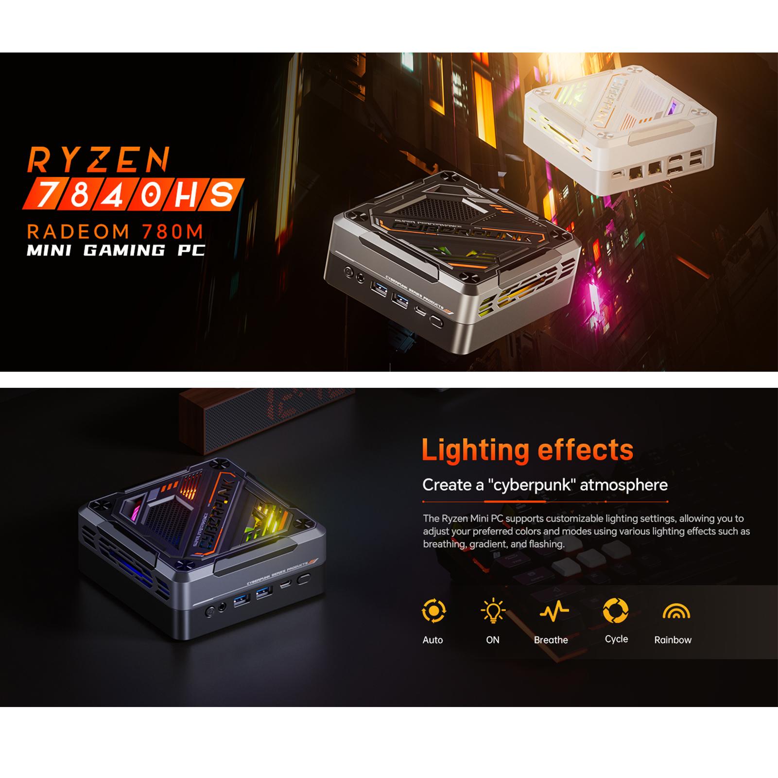 Мини-ПК Windows 11PRO 32G DRR5 RAM 1T SSD Мини-настольный компьютер Процессор AMD Ryzen 7840HS 8 ядер
Мини-ПК Windows 11PRO 32G DRR5 RAM 1T SSD Мини-настольный компьютер Процессор AMD Ryzen 7840HS 8 ядер