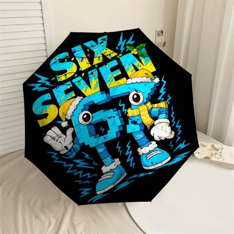 1PC Six Seven Umbrella-8-Rib Reinforced, Automatic Open, Lightweight & Durable, Fashion Accessory for Outdoor-D315
1PC Six Seven Umbrella-8-Rib Reinforced, Automatic Open, Lightweight & Durable, Fashion Accessory for Outdoor-D315