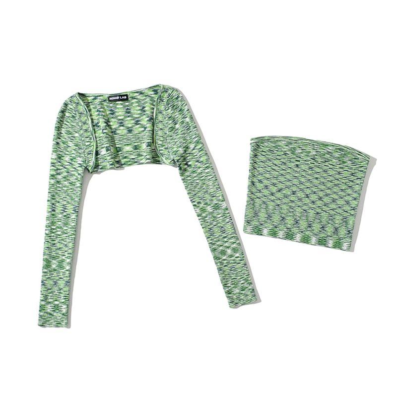 Za2025 Весна Новая женская одежда Универсальная мода Нишевый дизайн Носить больше Необычный узор Вязаный костюм-двойка Green All yards
Za2025 Весна Новая женская одежда Универсальная мода Нишевый дизайн Носить больше Необычный узор Вязаный костюм-двойка Green All yards