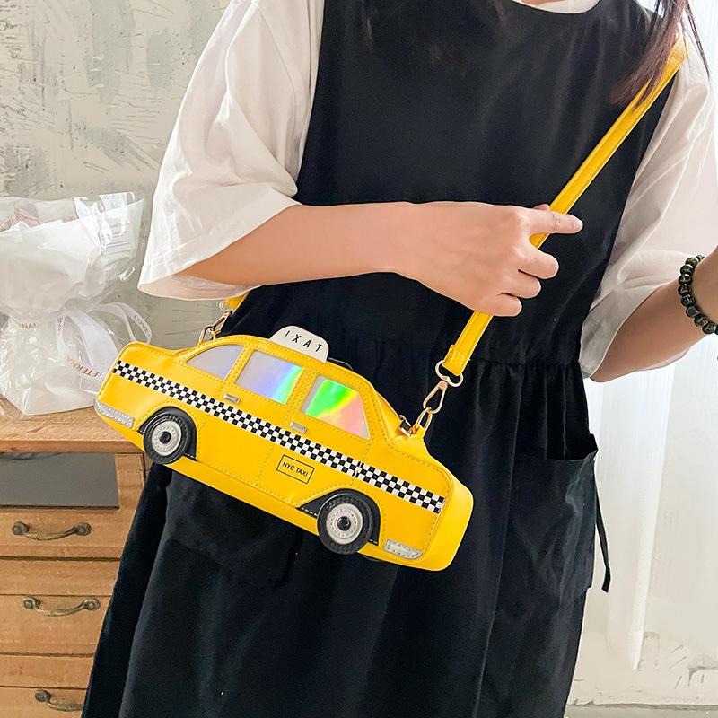 ins new bag women s bag shoulder messenger bag personality funny taxi summer cute girl жёлтый
ins new bag women s bag shoulder messenger bag personality funny taxi summer cute girl жёлтый