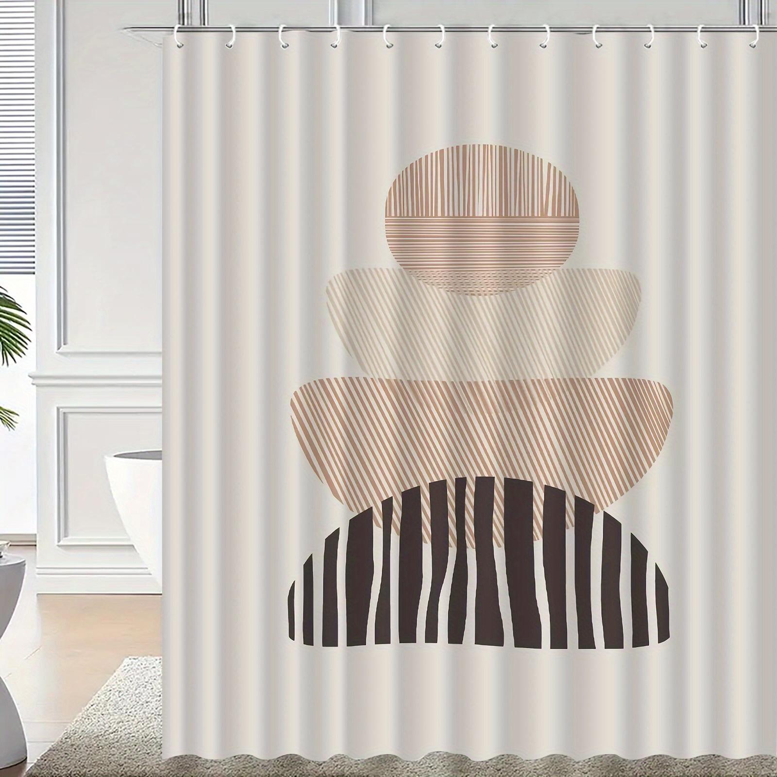 Elegant Abstract Line Art Bath Drapery – Water-Resistant Polyester With Hooks, Machine Washable Luxury Bathroom Decor W60H190(CM)-1 Pcs
Elegant Abstract Line Art Bath Drapery – Water-Resistant Polyester With Hooks, Machine Washable Luxury Bathroom Decor W60H190(CM)-1 Pcs
