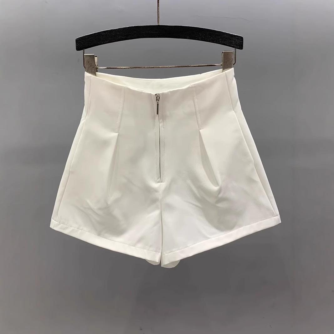 2025 Women s White High-Waist A-Line Suit Shorts - Casual, Slimming, Versatile Wide-Leg Pants for Summer L
2025 Women s White High-Waist A-Line Suit Shorts - Casual, Slimming, Versatile Wide-Leg Pants for Summer L