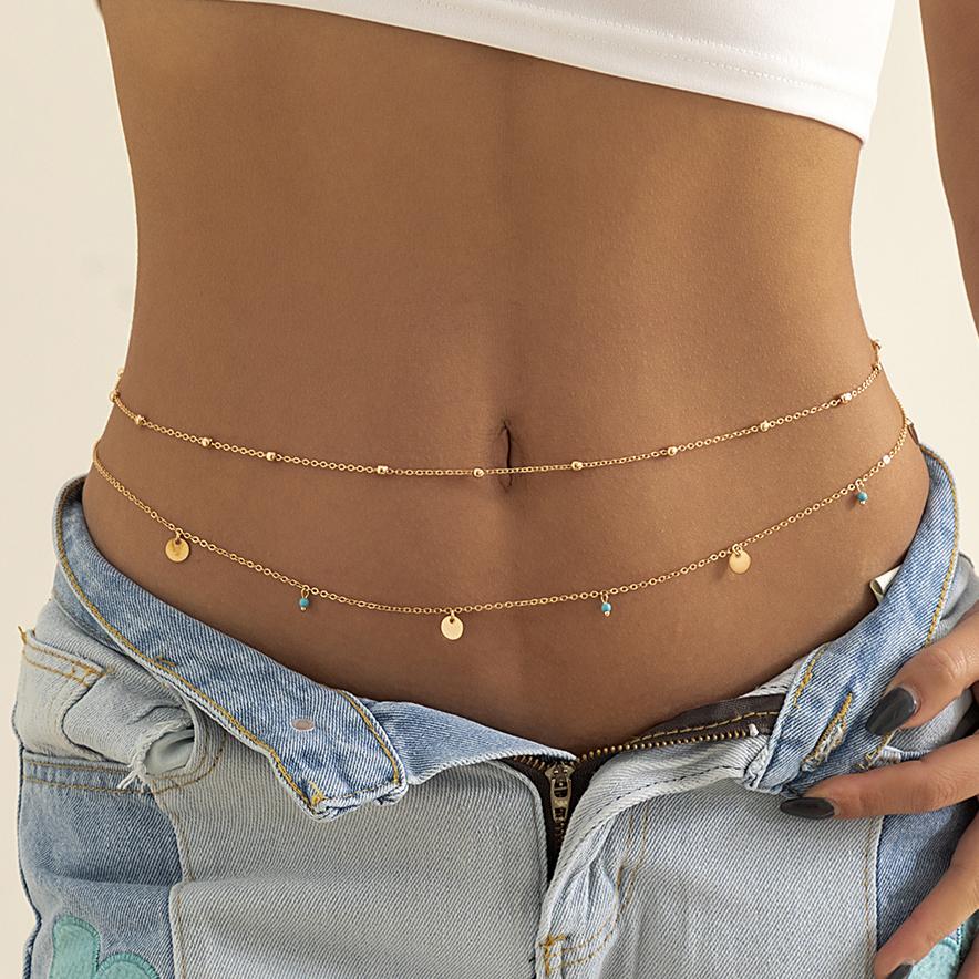 Ingemark 2Pcs/Set Boho Minimalism Waist Beads Chain for Women Summer Bikinis Vintage Geometric Sequins Belly Belt Body Jewelry
Ingemark 2Pcs/Set Boho Minimalism Waist Beads Chain for Women Summer Bikinis Vintage Geometric Sequins Belly Belt Body Jewelry