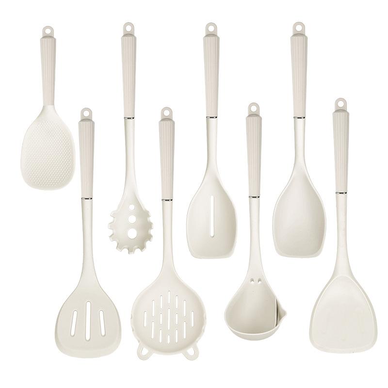 8pcs Silicone Handle Cooking Utensil Set Non-Stick Pan Spatula Soup Spoon Full Home Use Stir-Fry Spatula Rice Spoon
8pcs Silicone Handle Cooking Utensil Set Non-Stick Pan Spatula Soup Spoon Full Home Use Stir-Fry Spatula Rice Spoon