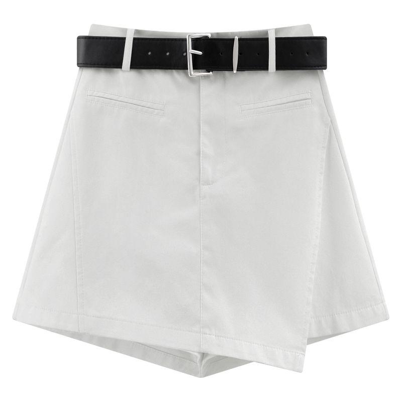 A Word Skirt for Women 2025 Summer New Design Irregular Culottes High Waist Slimming Temperament Suit Short dress White L
A Word Skirt for Women 2025 Summer New Design Irregular Culottes High Waist Slimming Temperament Suit Short dress White L