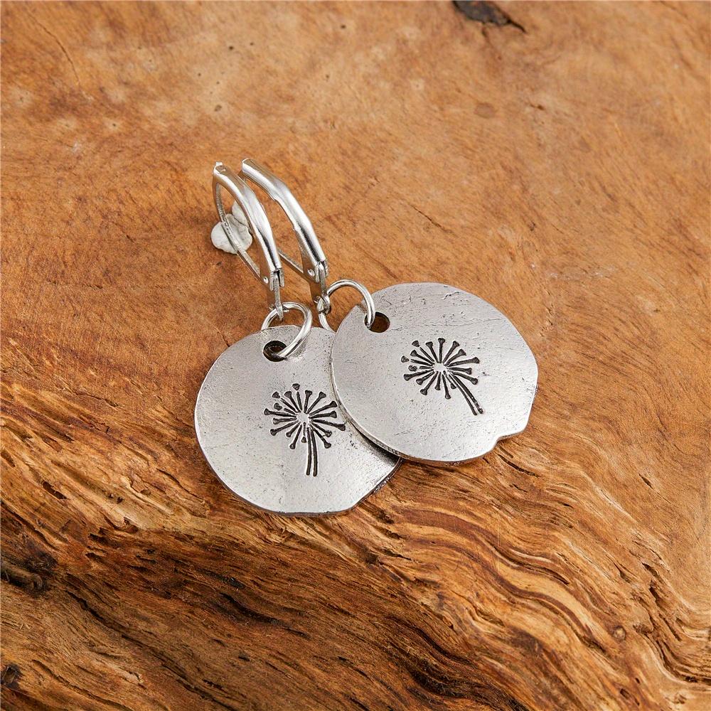 1 пара винтажных круглых сережек-капель с одуванчиками, серьги из сплава, подарок в этническом стиле бохо
1 пара винтажных круглых сережек-капель с одуванчиками, серьги из сплава, подарок в этническом стиле бохо