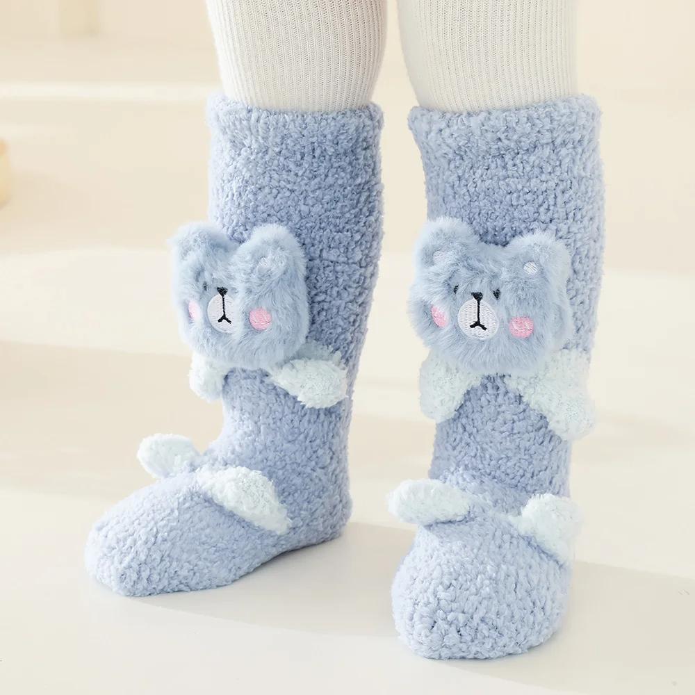 Cute Cartoon Baby Socks Winter Coral Fleece Thickened Baby Long Tube Newborn Boy Girls Non-slip Children s Floor Socks
Cute Cartoon Baby Socks Winter Coral Fleece Thickened Baby Long Tube Newborn Boy Girls Non-slip Children s Floor Socks