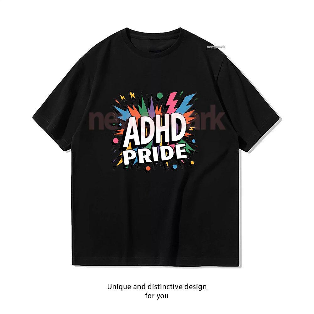 ADHD Pride Neurodivergent Empowerment Classic TShirt Woman Man Casual Cotton Graphic T Shirts Creative Streetwear Camisetas 4XL
ADHD Pride Neurodivergent Empowerment Classic TShirt Woman Man Casual Cotton Graphic T Shirts Creative Streetwear Camisetas 4XL