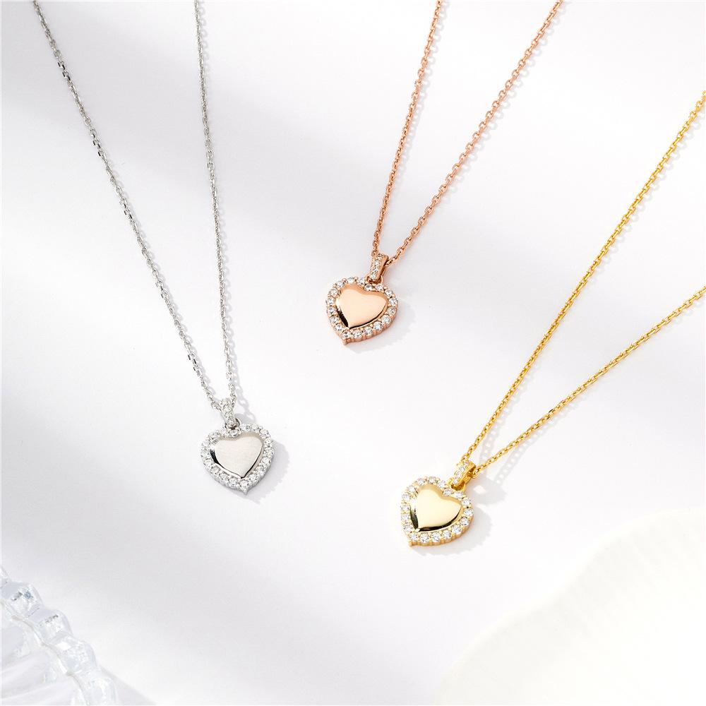 Heart-Shaped Zircon Sterling Silver Necklace - European & American Luxury Design 925 Silver золотой
Heart-Shaped Zircon Sterling Silver Necklace - European & American Luxury Design 925 Silver золотой