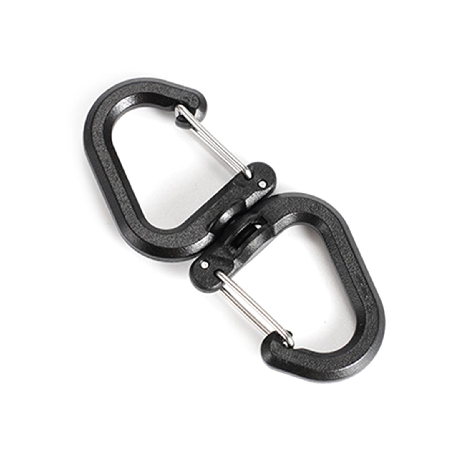 Портативные S-образные цепные крючки с поворотом на 360 градусов, двойной карабин, поворотный зажим для походов, кемпинга, выгула собак S
Портативные S-образные цепные крючки с поворотом на 360 градусов, двойной карабин, поворотный зажим для походов, кемпинга, выгула собак S