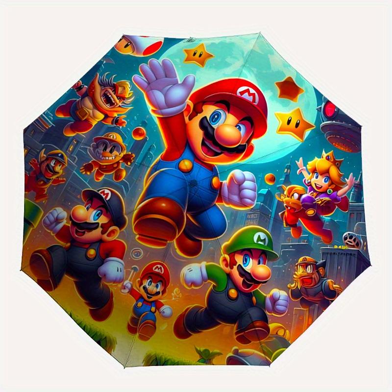 1pc Mario Bros Adventure Automatic Folding Cute Umbrella - Lightweight, Retractable Design with 8-Rib Durability, Perfect for Outdoor22
1pc Mario Bros Adventure Automatic Folding Cute Umbrella - Lightweight, Retractable Design with 8-Rib Durability, Perfect for Outdoor22