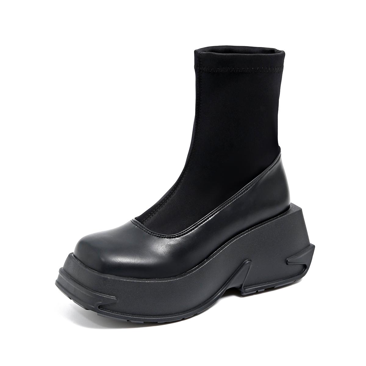 Мода Мода Эластичные Сапоги Женская Мода Круглый Носок Комбинированный Рукав Платформа Противоскользящие Износостойкие Короткие Туфли 42 чёрный
Мода Мода Эластичные Сапоги Женская Мода Круглый Носок Комбинированный Рукав Платформа Противоскользящие Износостойкие Короткие Туфли 42 чёрный