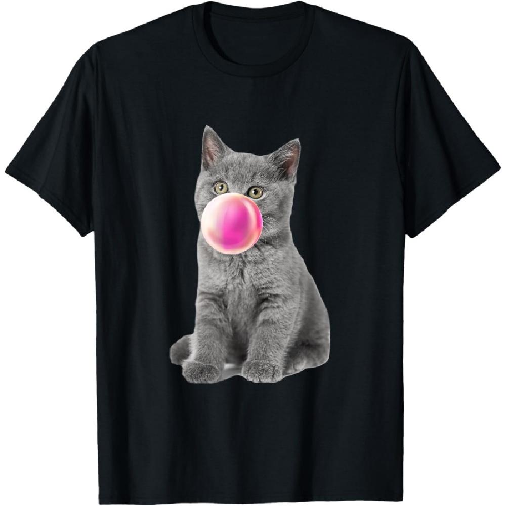 British shorthair cat chews gum bubble Bubble Gum T-Shirt XXXXXL чорний
British shorthair cat chews gum bubble Bubble Gum T-Shirt XXXXXL чорний