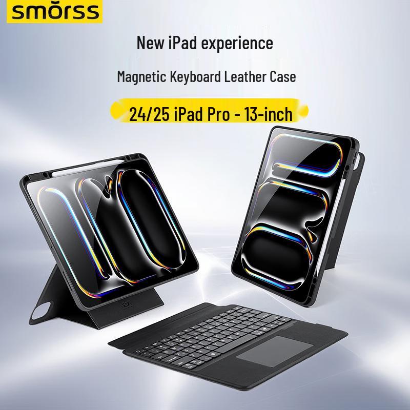 Магнітний плаваючий чохол-клавіатура Smorss для Apple iPad iPad Pro 13 (2024/2025)
Магнітний плаваючий чохол-клавіатура Smorss для Apple iPad iPad Pro 13 (2024/2025)