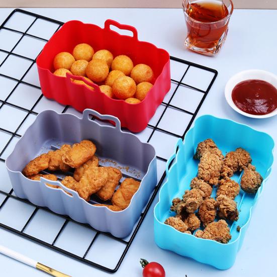 Microwave Non Stick Durable Evenly Heated Silicone Bakeware Fryer Pan Pot Baking Pan красный
Microwave Non Stick Durable Evenly Heated Silicone Bakeware Fryer Pan Pot Baking Pan красный