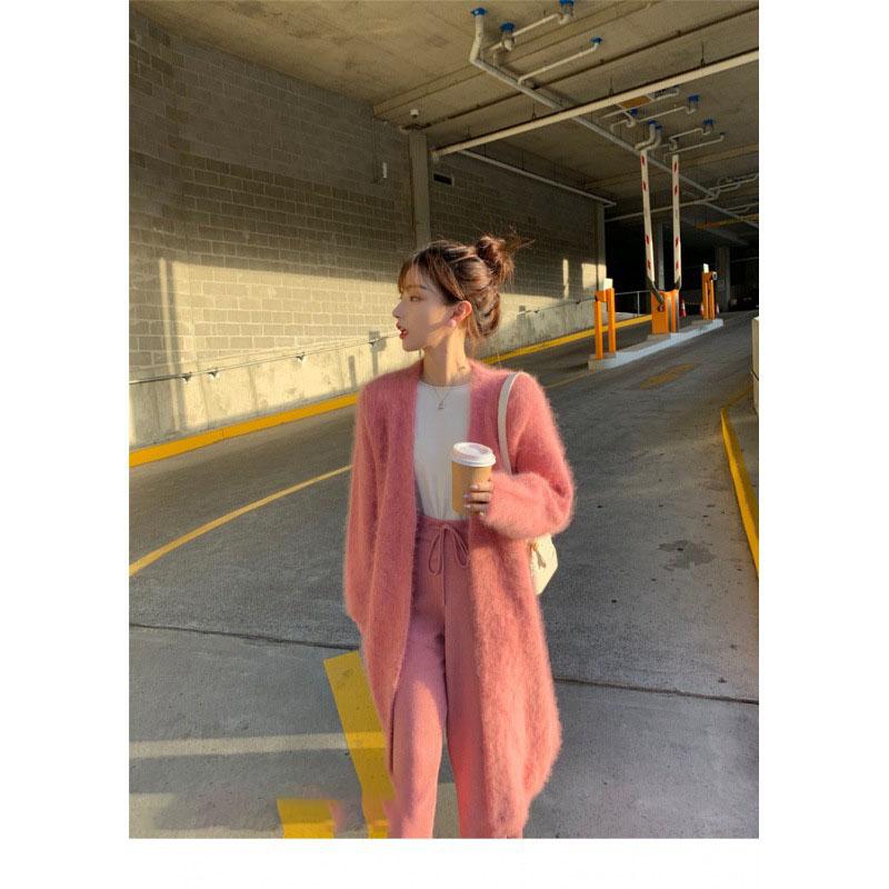 Длинный кардиган женский повседневный свободный мягкий свитер жилет элегантный осень-зима пушистый трикотаж куртки теплый трикотаж One Size розовый
Длинный кардиган женский повседневный свободный мягкий свитер жилет элегантный осень-зима пушистый трикотаж куртки теплый трикотаж One Size розовый