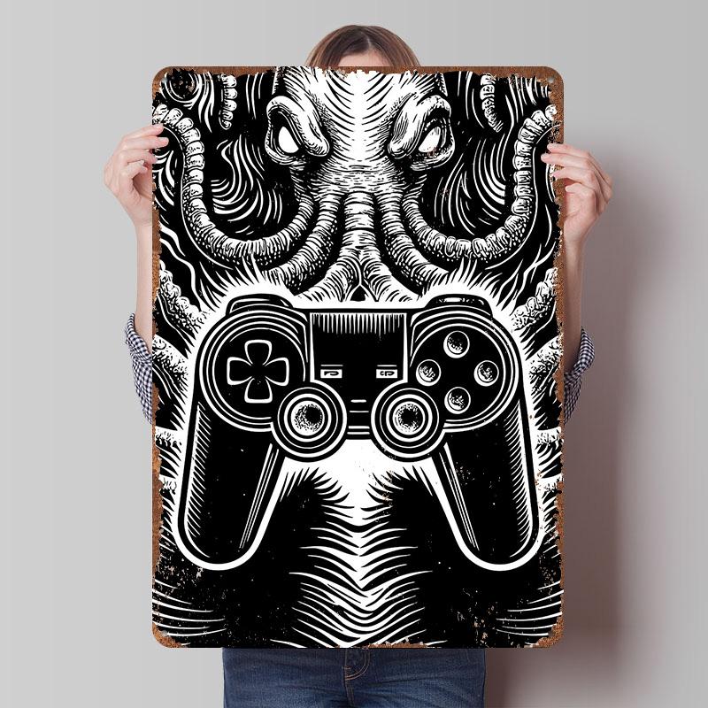 Gaming Tentacle Art Tin Plaque Poster Customized Wall Art Retro Vintage Metal Signs for Man Cave Bed Room Decoration Cozy Decor 7.9x11.8In(20x30cm)
Gaming Tentacle Art Tin Plaque Poster Customized Wall Art Retro Vintage Metal Signs for Man Cave Bed Room Decoration Cozy Decor 7.9x11.8In(20x30cm)