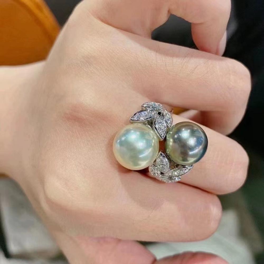 Стерлинговое серебро S925 Оправа для кольца с двойным жемчугом для жемчужин 8-10 мм - DIY Ювелирные изделия Silver Ring Base (without pearl)
Стерлинговое серебро S925 Оправа для кольца с двойным жемчугом для жемчужин 8-10 мм - DIY Ювелирные изделия Silver Ring Base (without pearl)