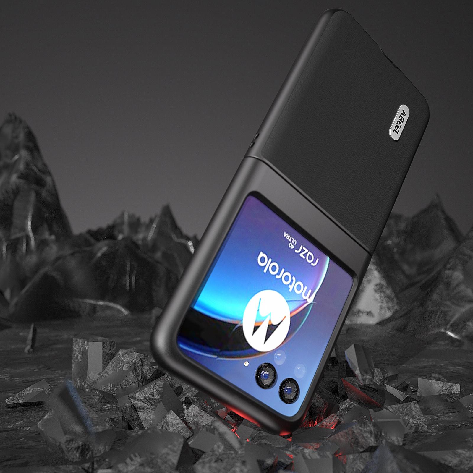 ABEEL For Motorola Razr 40 Ultra 5G Protective Case Haze Textured PU Leather+PC Phone Shell Cover Black
ABEEL For Motorola Razr 40 Ultra 5G Protective Case Haze Textured PU Leather+PC Phone Shell Cover Black