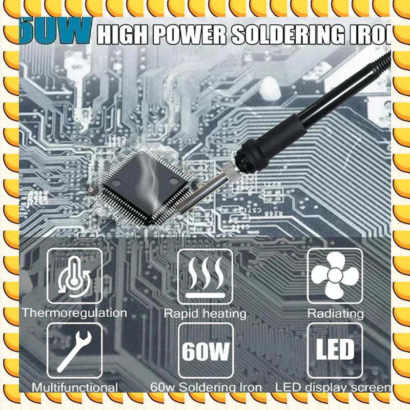 BAAU 60W Cordless Electric Soldering Station For 18V Battery Adjustable Electric Soldering Iron 936 Solder Tip
BAAU 60W Cordless Electric Soldering Station For 18V Battery Adjustable Electric Soldering Iron 936 Solder Tip