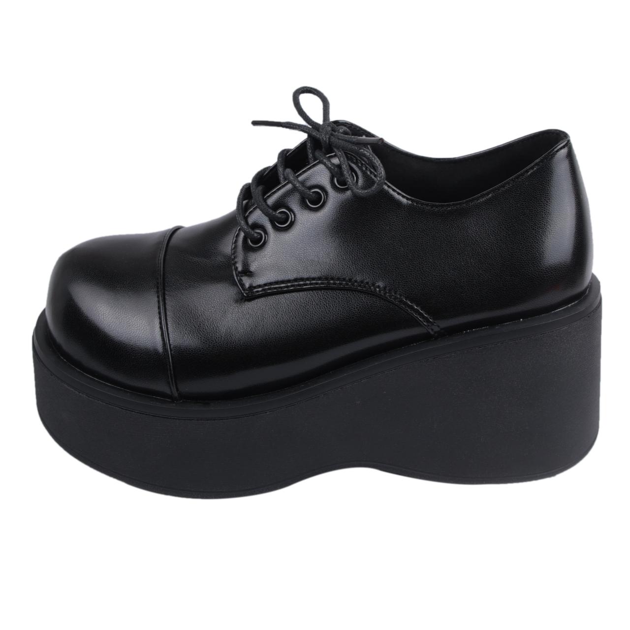 Модные японские туфли Harajuku Soft Sister Muffin Platform Shoes Big Head Shoes Retro Dark Wind 2024 Wedge Round Head Single Shoes Woman 40 чёрный
Модные японские туфли Harajuku Soft Sister Muffin Platform Shoes Big Head Shoes Retro Dark Wind 2024 Wedge Round Head Single Shoes Woman 40 чёрный