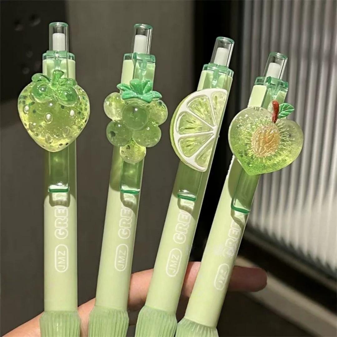 Ice Grapefruit Gel Pen with Cute Pendant 0.5mm Fast-Drying Black Ink Press Pen for Students Office High Aesthetic Smooth Writing
Ice Grapefruit Gel Pen with Cute Pendant 0.5mm Fast-Drying Black Ink Press Pen for Students Office High Aesthetic Smooth Writing