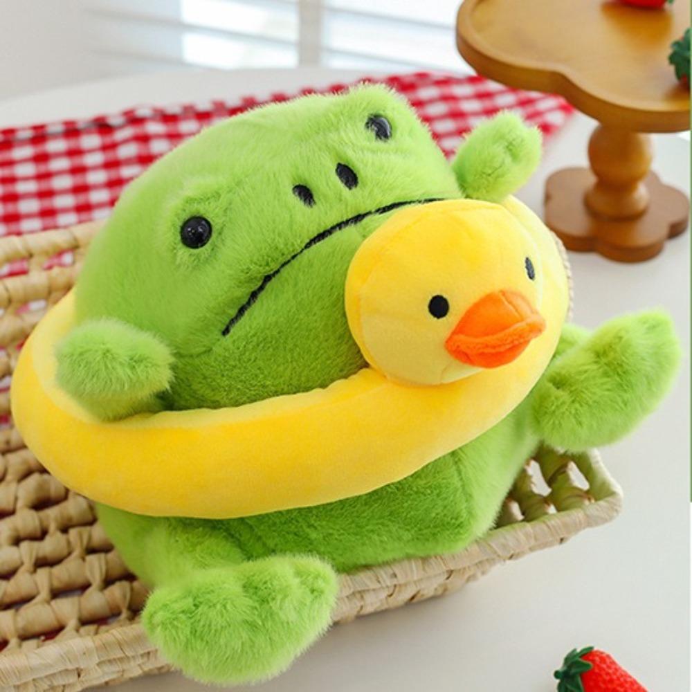 Cute Frog Plush Toy Creative Animal Stuffed Toys Kids Gifts Swimming Circle Frog Doll Home Decor 18*30cm
Cute Frog Plush Toy Creative Animal Stuffed Toys Kids Gifts Swimming Circle Frog Doll Home Decor 18*30cm