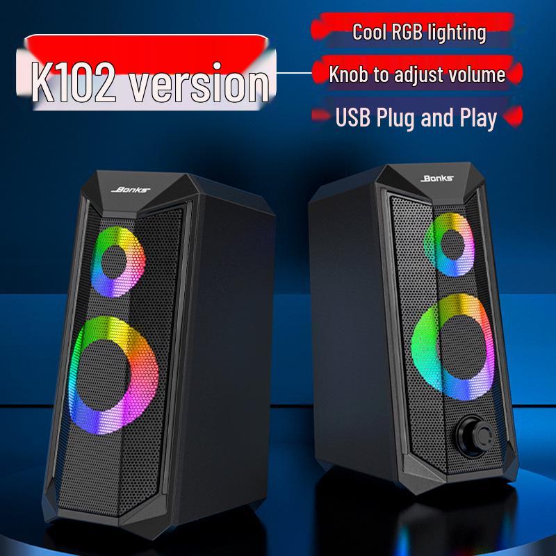 RGB Luminous USB Desktop Speakers: Super Loud Volume, Compact for Laptop or Desktop, Hot Multimedia Sale
RGB Luminous USB Desktop Speakers: Super Loud Volume, Compact for Laptop or Desktop, Hot Multimedia Sale