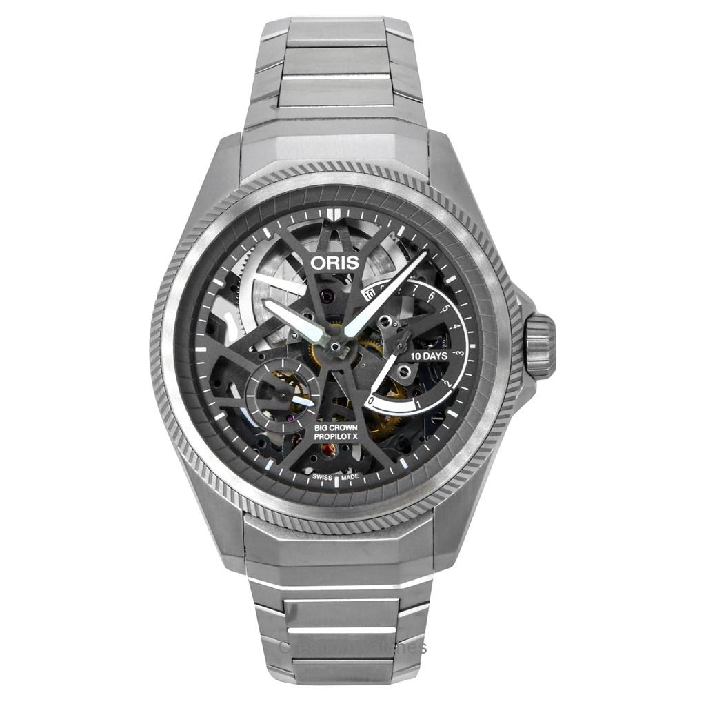 Чоловічий годинник Oris Propilot X Titanium Grey Skeleton Dial Automatic 01-115-7759-7153-Set7-22-01TLC 100M сірий
Чоловічий годинник Oris Propilot X Titanium Grey Skeleton Dial Automatic 01-115-7759-7153-Set7-22-01TLC 100M сірий