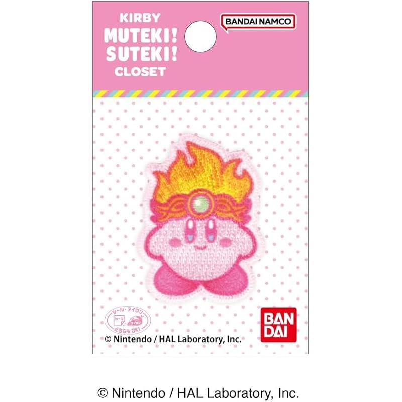 pioneer KIRBY MUTEKI! SUTEKI! CLOSET Kirby of the Stars fire patch 1 piece Width 32mm x height 43mm Seal iron dual-use adhesive BAN500-BAN143
pioneer KIRBY MUTEKI! SUTEKI! CLOSET Kirby of the Stars fire patch 1 piece Width 32mm x height 43mm Seal iron dual-use adhesive BAN500-BAN143