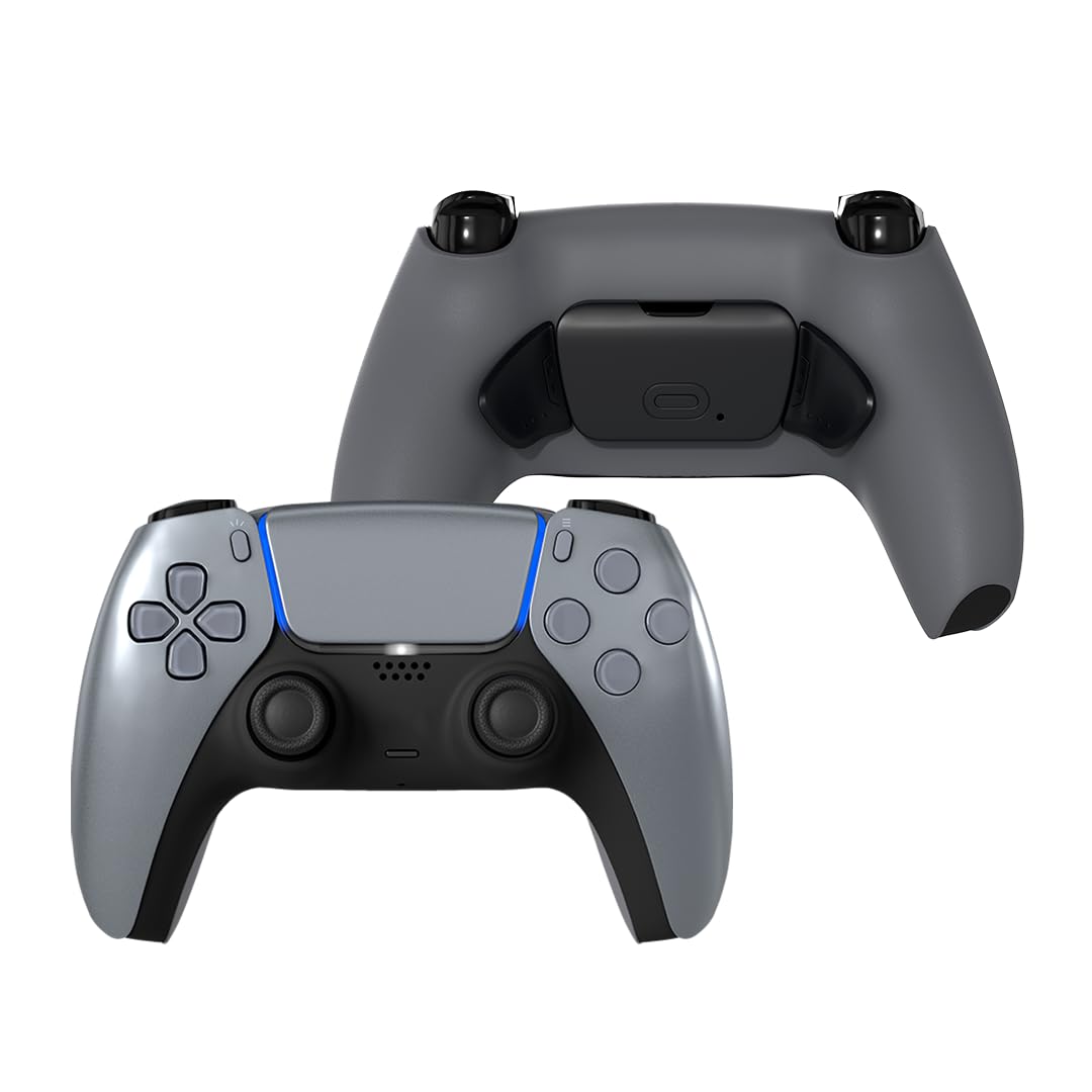 Спеціальний контролер для PS5, сумісний контролер, ПК, сумісний контролер FPS, заднє весло, оснащене функцією переналаштування, видалення функції вібрації срібний
Спеціальний контролер для PS5, сумісний контролер, ПК, сумісний контролер FPS, заднє весло, оснащене функцією переналаштування, видалення функції вібрації срібний