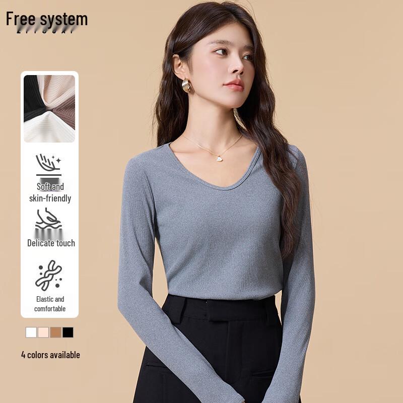 Women s Ribbed V-Neck Long Sleeve Slim Fit Knitted Top M
Women s Ribbed V-Neck Long Sleeve Slim Fit Knitted Top M