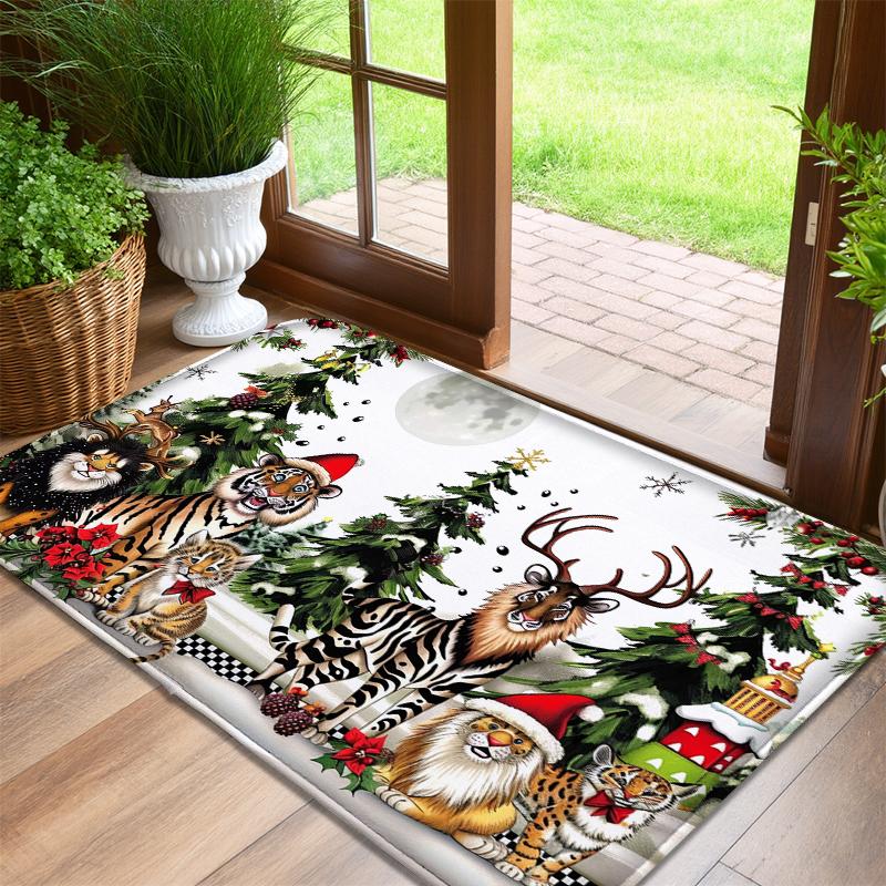Christmas Cartoon Door Mats Absorbent Bathroom Rugs Non Slip Living Room Decor Small Carpets for Entry Exit 50cmx80cm
Christmas Cartoon Door Mats Absorbent Bathroom Rugs Non Slip Living Room Decor Small Carpets for Entry Exit 50cmx80cm