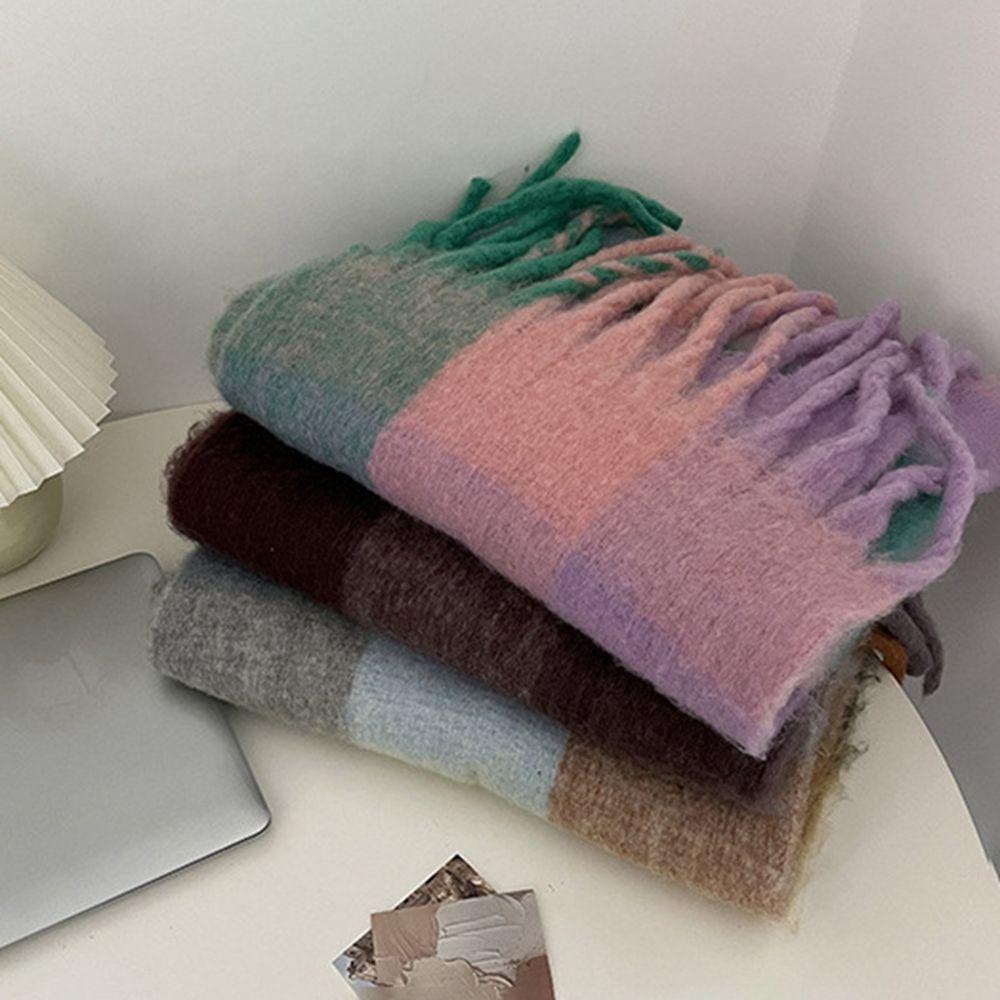 Stripe Korean Style Scarves Plaid Scarf Cashmere Scarves Pashmina Wraps Female Cashmere Shawl A
Stripe Korean Style Scarves Plaid Scarf Cashmere Scarves Pashmina Wraps Female Cashmere Shawl A