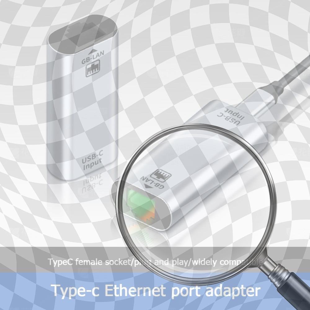 USB Type C Female to RJ45 LAN Ethernet Convenient Simple Operation for Tablet PC Laptop Smartphone Adapter China Mainland
USB Type C Female to RJ45 LAN Ethernet Convenient Simple Operation for Tablet PC Laptop Smartphone Adapter China Mainland