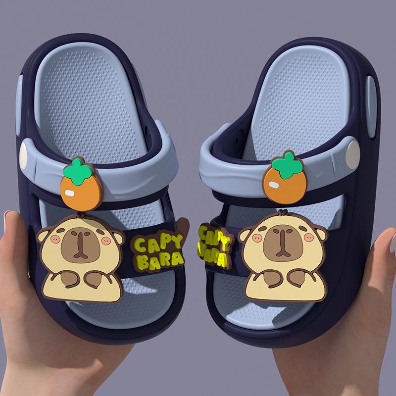 EVA Capybara Non-Slip Soft Sole Cartoon Sandals for Infant and Toddler Boys & Girls 24-25 розовый/жёлтый
EVA Capybara Non-Slip Soft Sole Cartoon Sandals for Infant and Toddler Boys & Girls 24-25 розовый/жёлтый