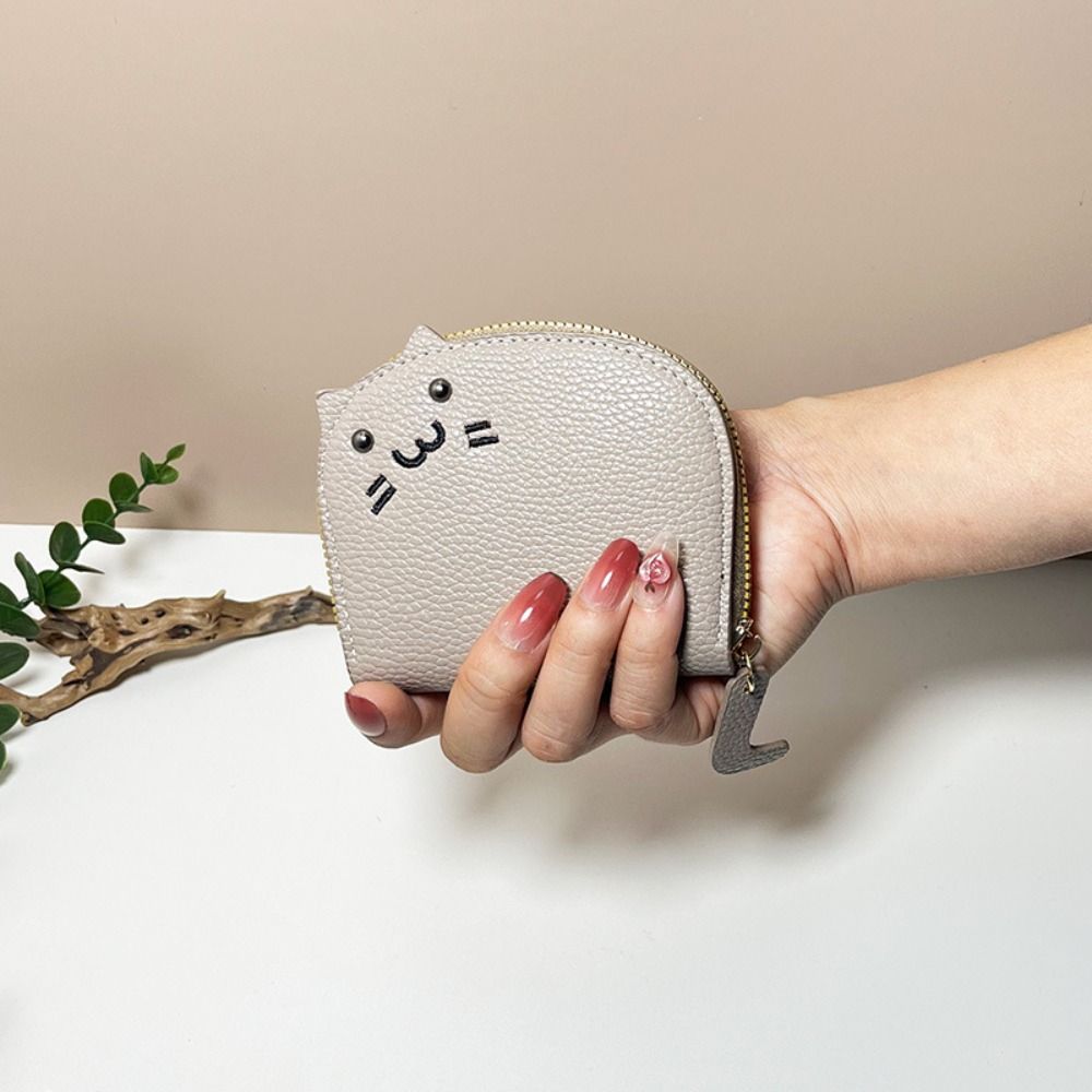 Антимагнитный держатель для ID-карты Мультяшный кот Визитница Милый кошелек для монет и ключей Женский хаки
Антимагнитный держатель для ID-карты Мультяшный кот Визитница Милый кошелек для монет и ключей Женский хаки