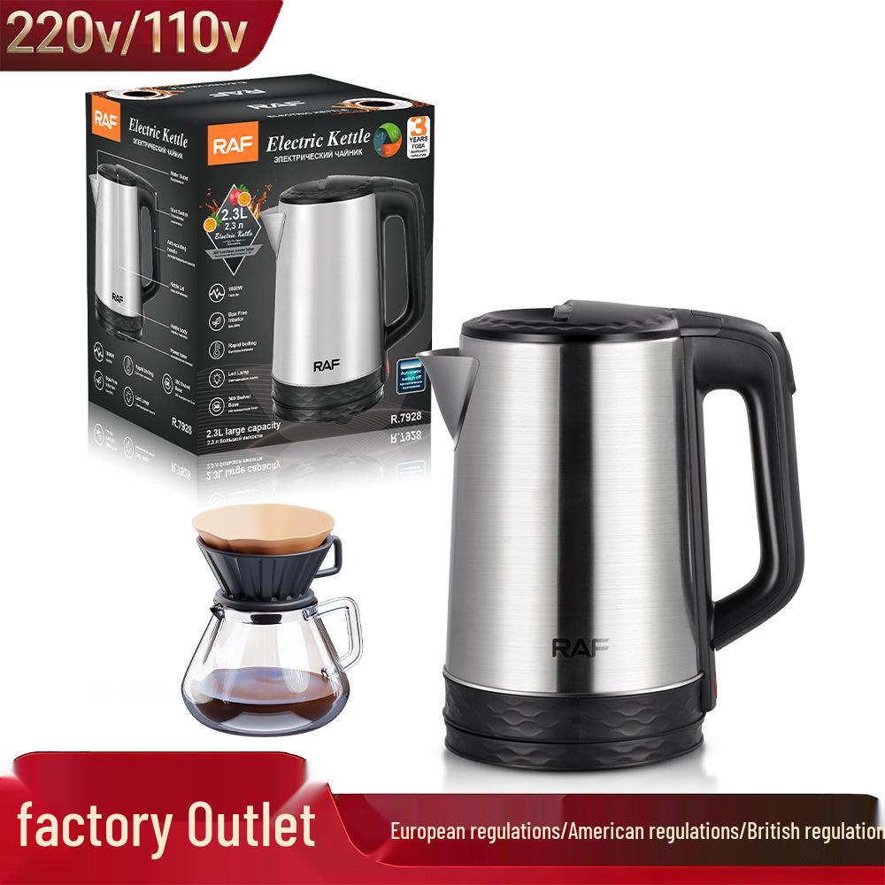 2L Stainless Steel Electric Kettle with Auto Power-Off and Turkish Tea Sprayer
2L Stainless Steel Electric Kettle with Auto Power-Off and Turkish Tea Sprayer